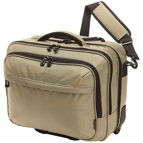 Business-Trolley MISSION - Professioneller Büro-Reisetrolley in Beige
