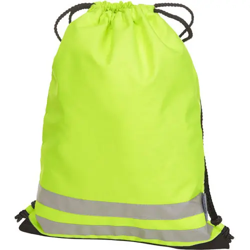 Neon Gelber Zugbeutel REFLEX - Auffälliger Sicherheitsbeutel für Outdoor-Aktivitäten