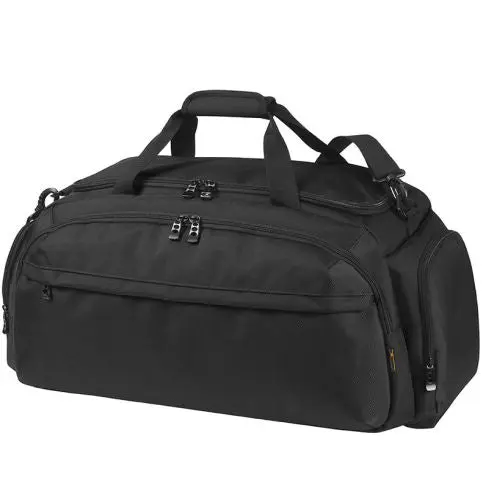 MISSION Sport-/Reisetasche – Vielseitige schwarze Tasche für jede Mission