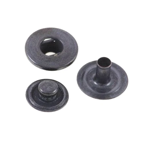 Druckknopf Altsilber 5 mm – Metallknopf NK-61