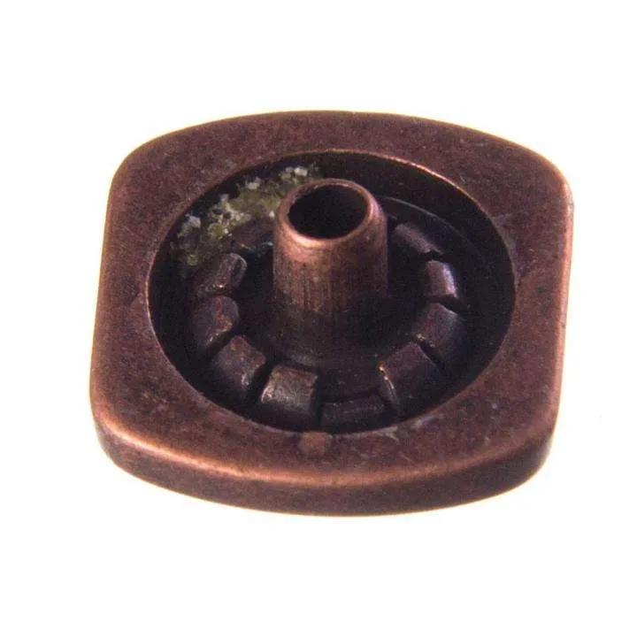 Druckknopf Quadrat Kupfer 14 mm – Metalldruckknopf NK-38