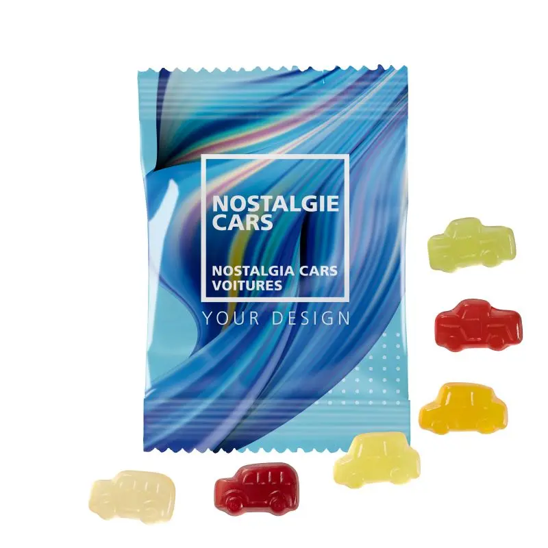 Nostalgie Cars Fruchtgummi 10g – Retro Autoformen für Sammler