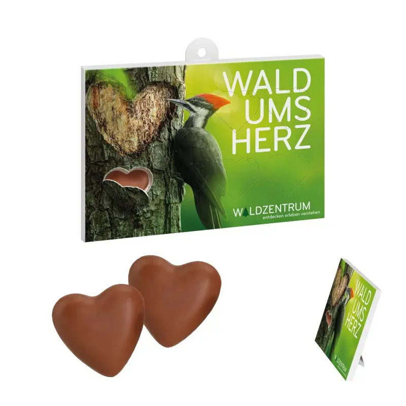 8-Tage Liebeskalender mit Herz-Motiv inklusive Personalisierung