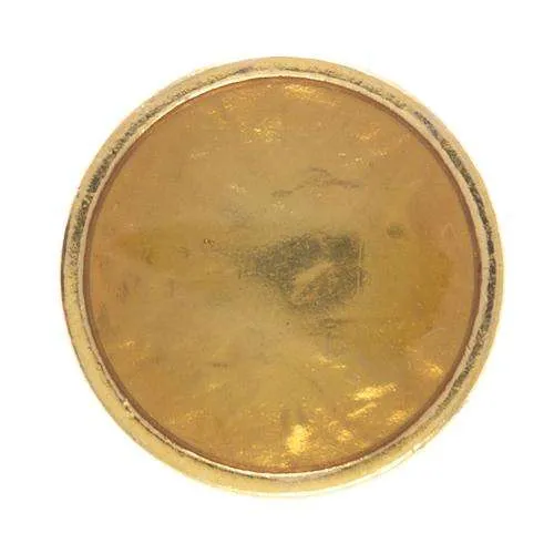 Druckknopf Perlmuttoptik Gelb 5 mm – Metallknopf NK-120