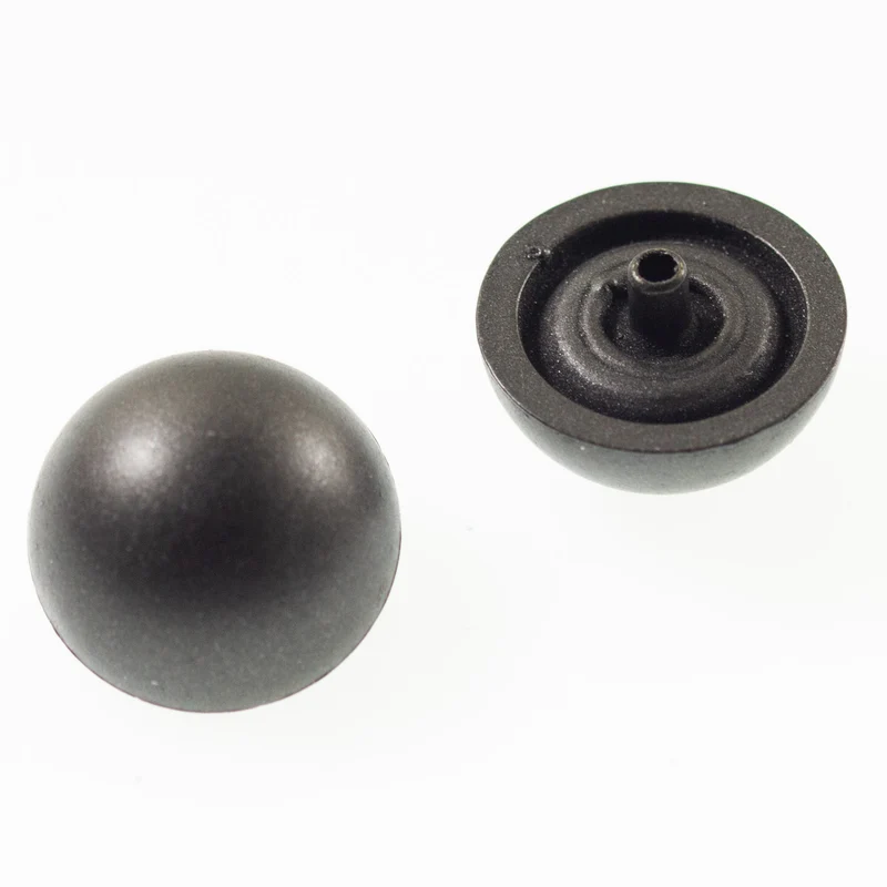 Druckknopf Halbkugel Schwarz – Metallknopf NK-191