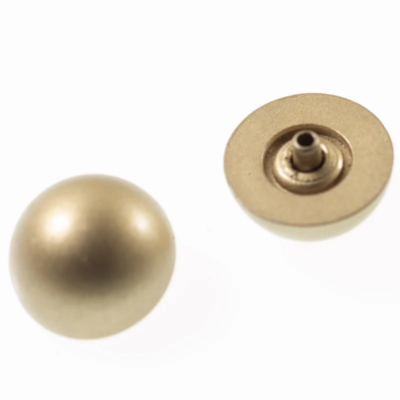 Druckknopf Halbkugel Gold 4 mm – Metallknopf NK-191