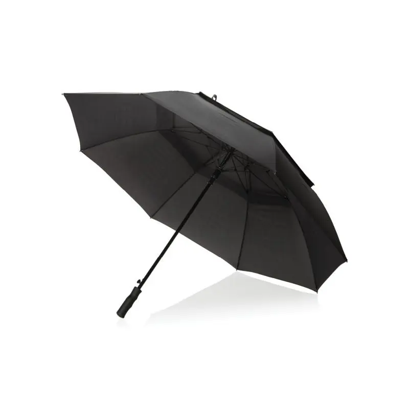 Premium Sturmschirm: Swiss Peak AWARE™ Tornado 30 - Wetterfest & Nachhaltig - Schwarz