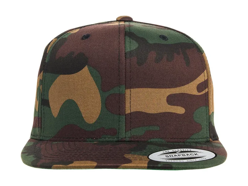 Klassische Camo Snapback Cap