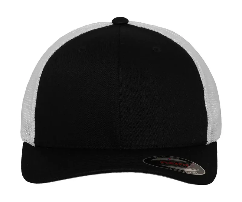 Zweifarbige Mesh-Trucker-Kappe