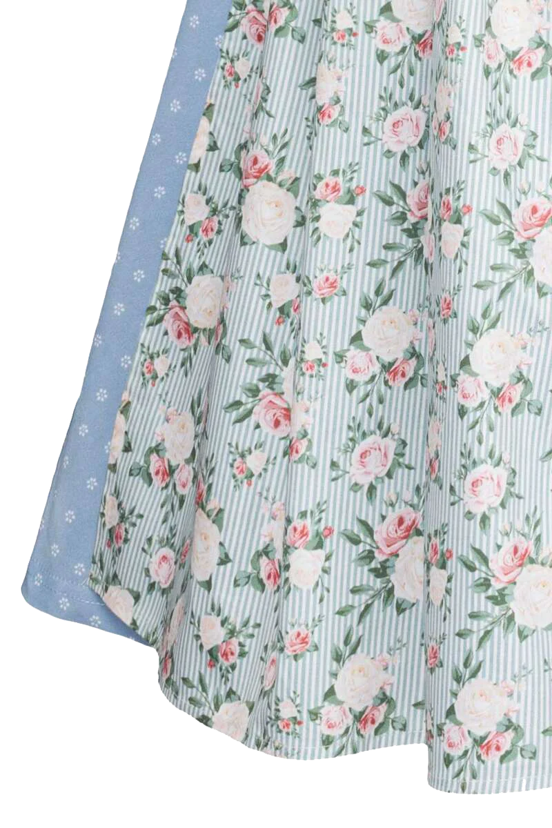 Dirndlbaumwollkleid midi