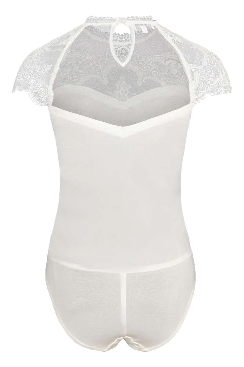 Dirndl-Spitzen-Body hochgeschlossen