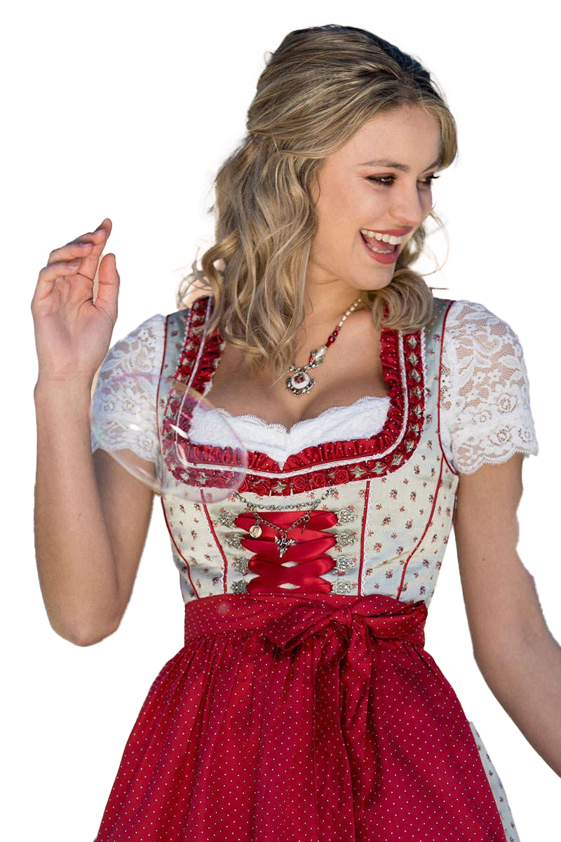 Dirndl-Spitzen-Bluse Stretch