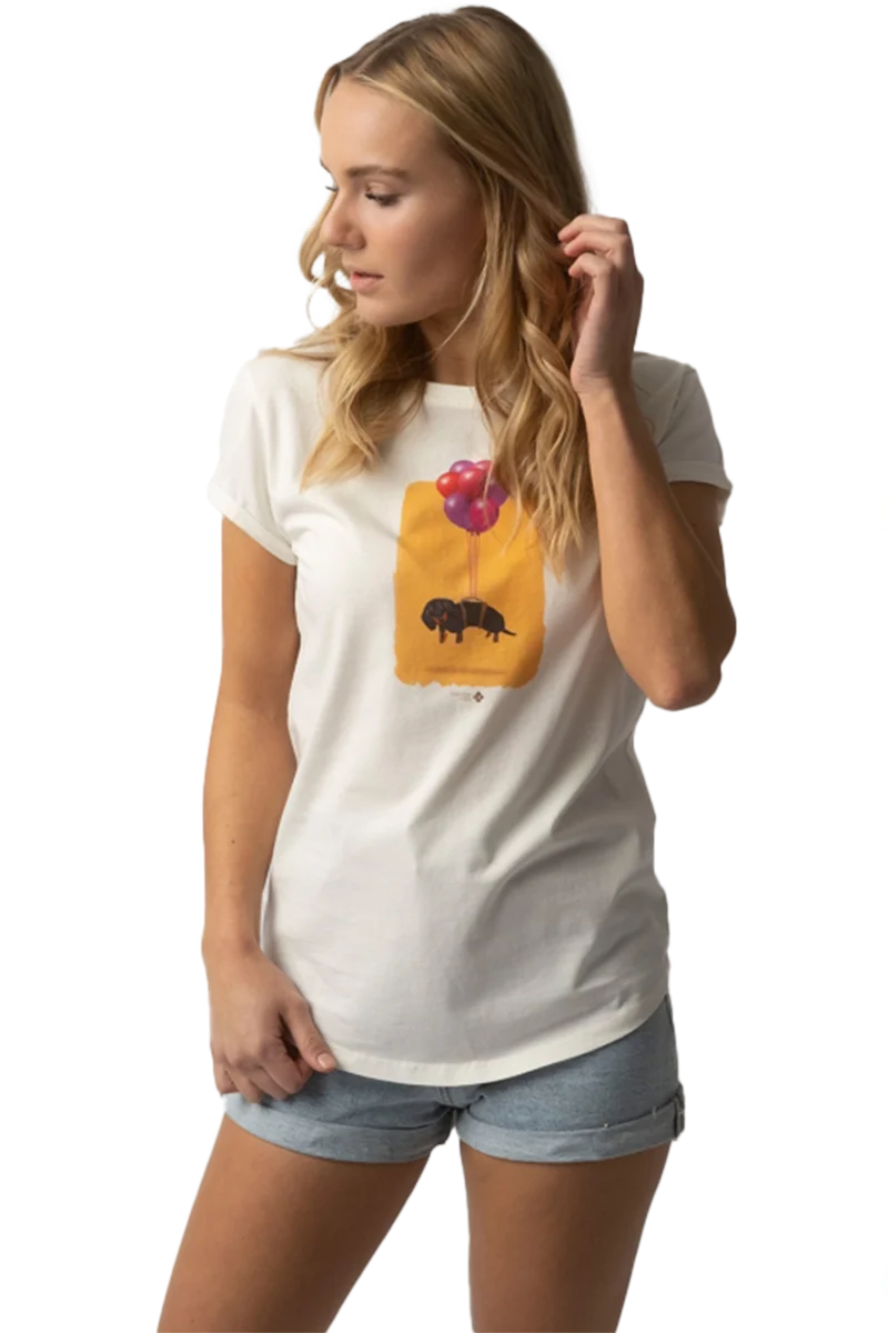 Damen T-Shirt 'Dackel Express'