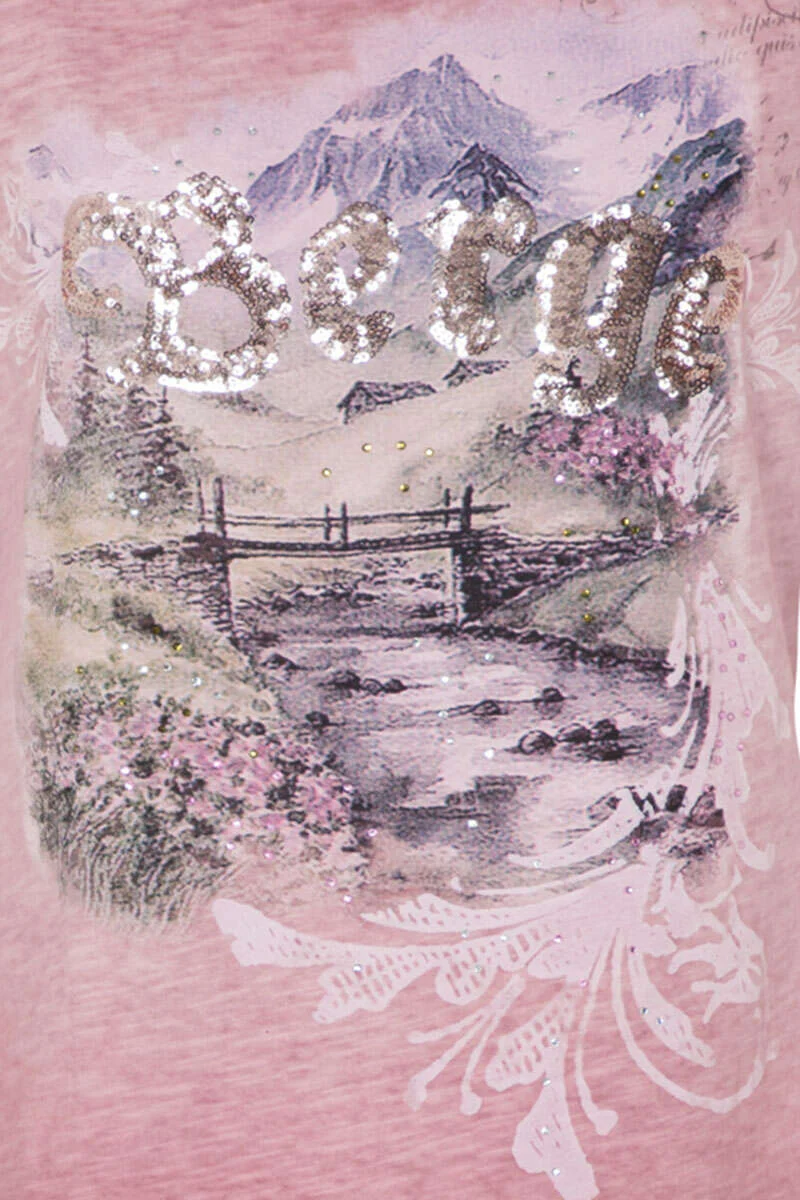 Damen T-Shirt 'Berge'