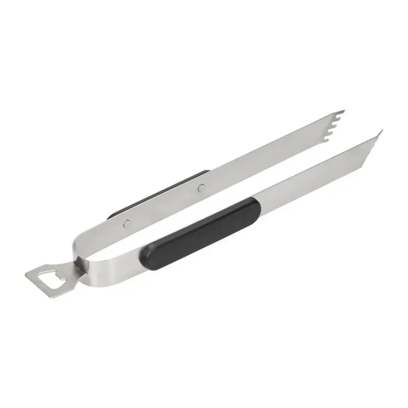 Grillzange mit Kapselheber 35cm - multifunktional, grau