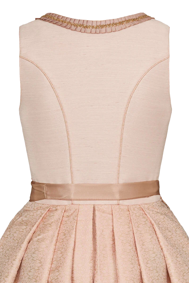 Mini-Dirndl mit Paillettenschürze