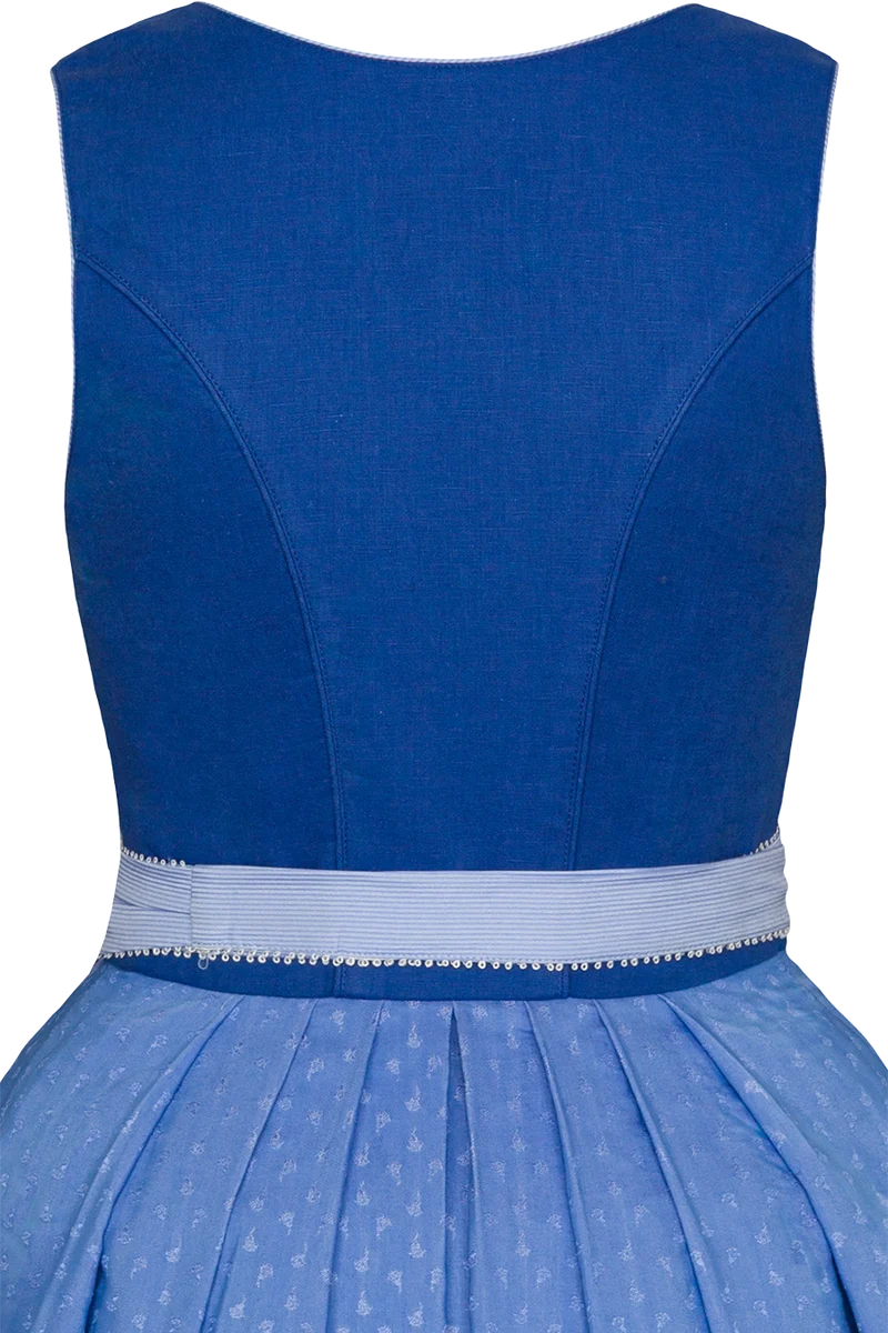 Mini-Dirndl mit Leinen