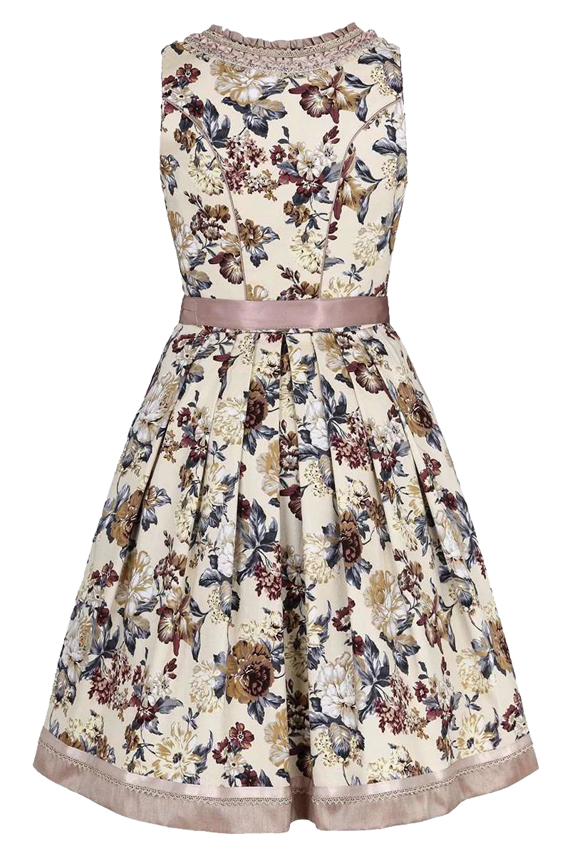 Mini-Dirndl mit Blumenprint