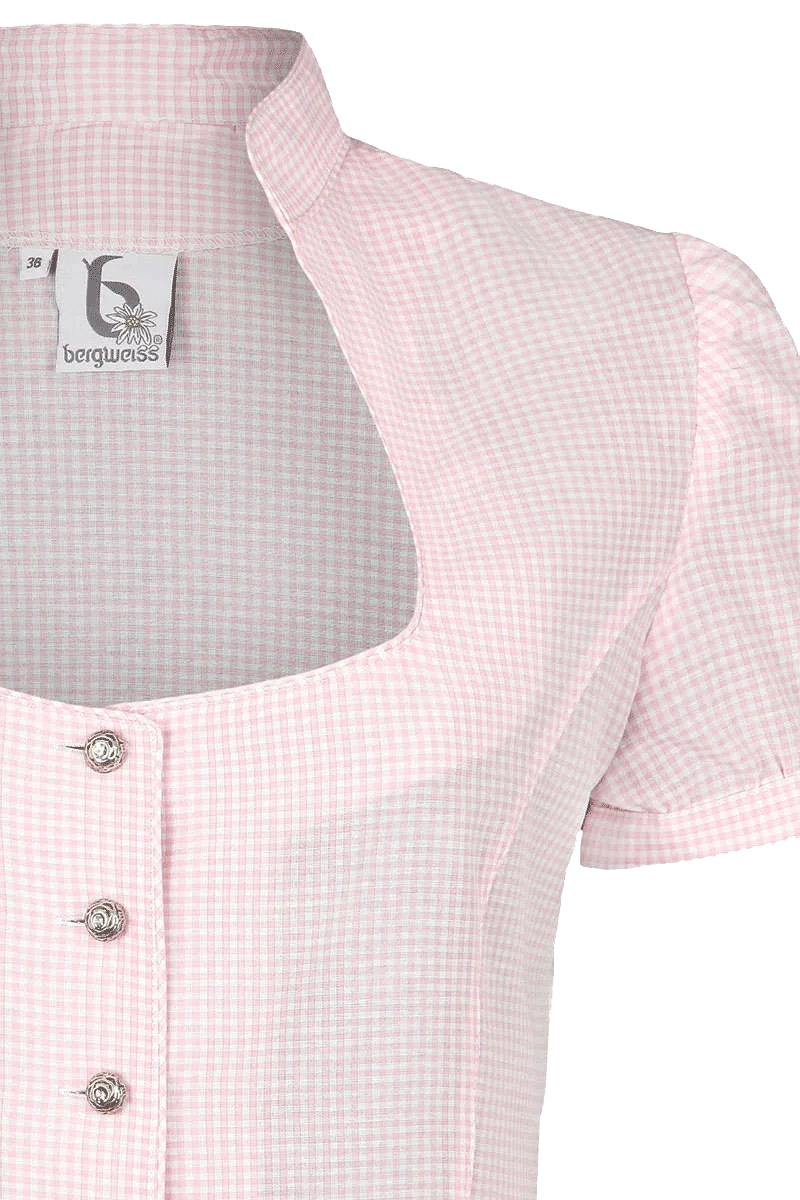 Miederbluse kariert