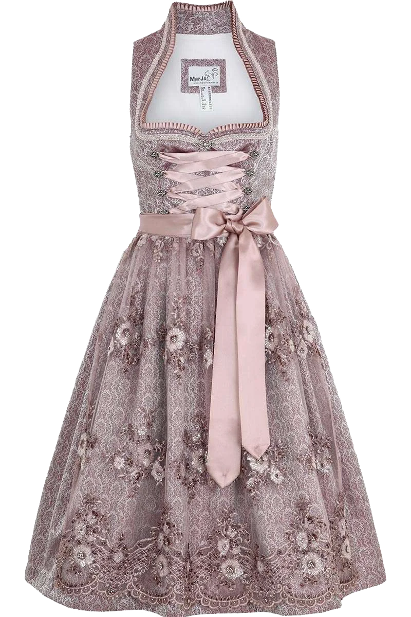 Mididirndl Paillettenschürze