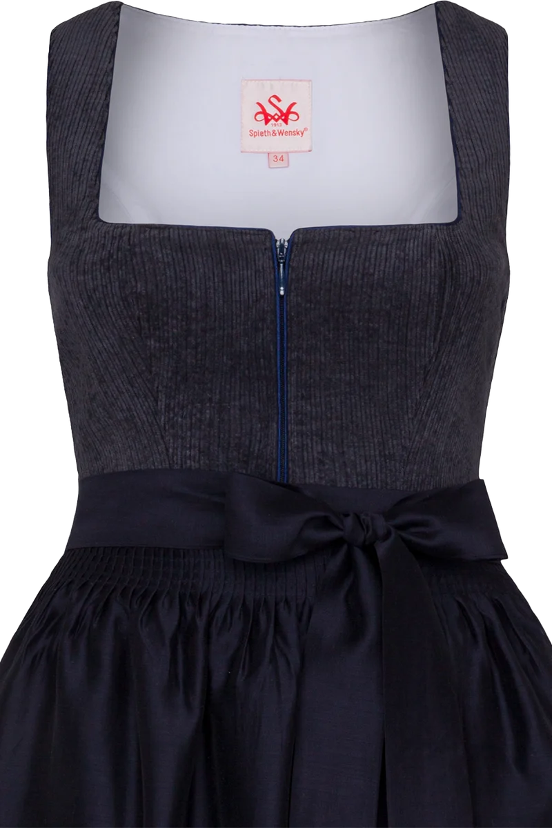 Mididirndl mit Cord