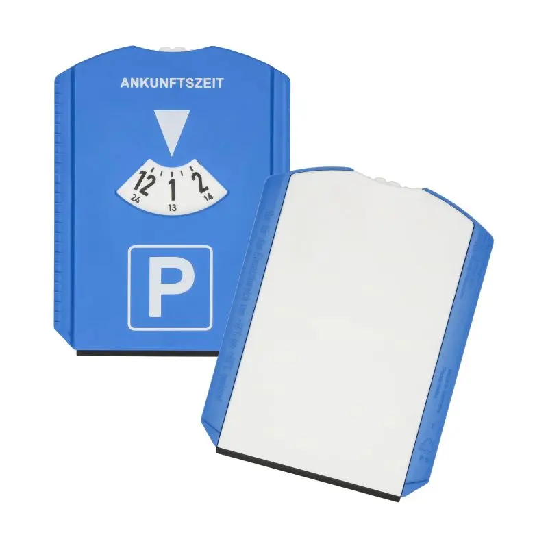 Titel für Parkscheibe Basic - blau - weiß: Basis Parkscheibe in Blau-Weiß - Klassisch & Verlässlich