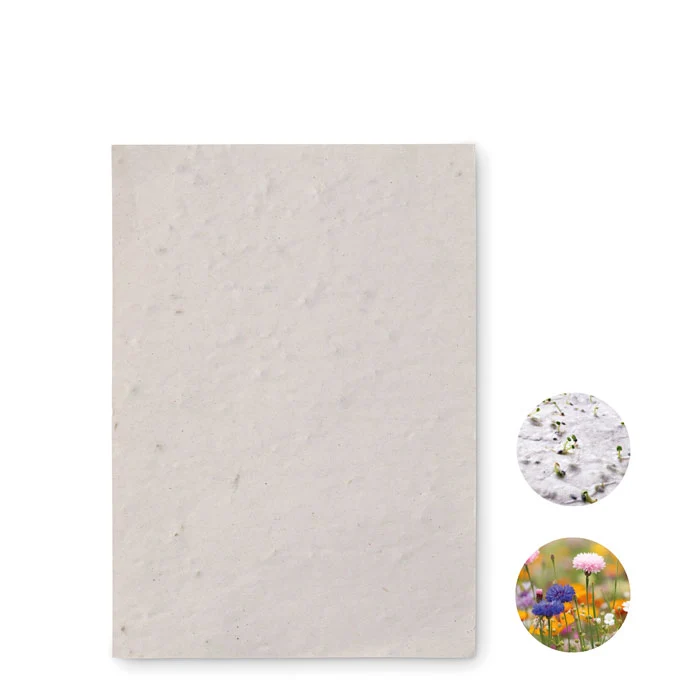 A6 Wildblumen-Saatpapierbogen