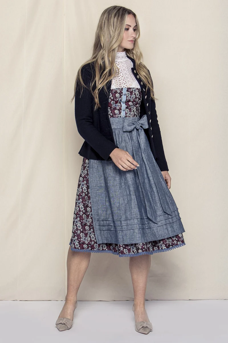 STEHKRAGEN BLAZER VINTAGE WALKLODEN NAVY