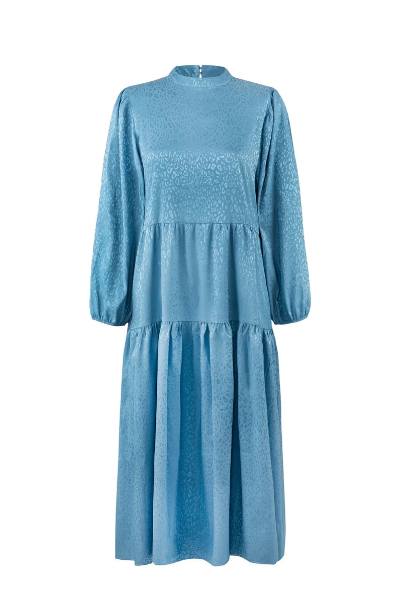 VOLANT MIDI KLEID LEO ONESIZE CORAL