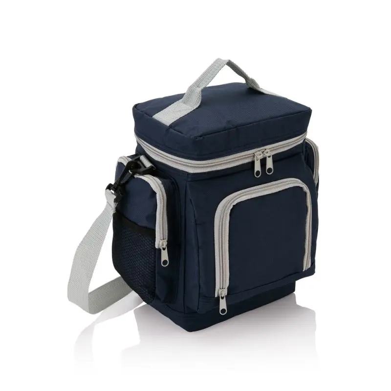 Titel: Blaue Deluxe Reisekühltasche - Elegant & Funktionell