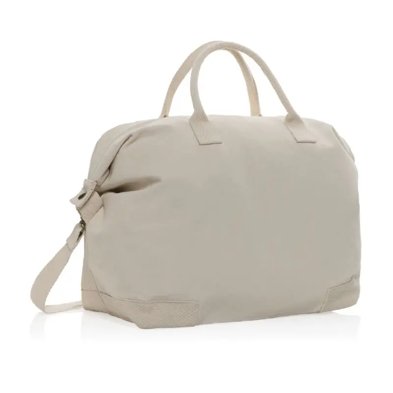 Kezar AWARE™ 500g/m² Wochenendtasche aus recyceltem Canvas, Off White, Stilvoll und Nachhaltig für Kurztrips