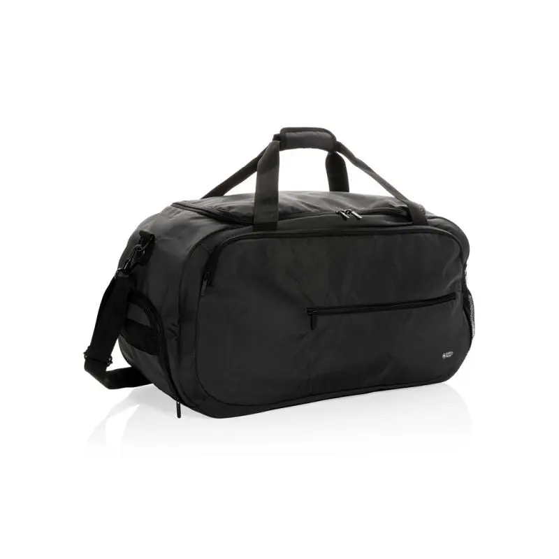 Swiss Peak AWARE™ RPET Sporttasche - schwarz, nachhaltig und elegant