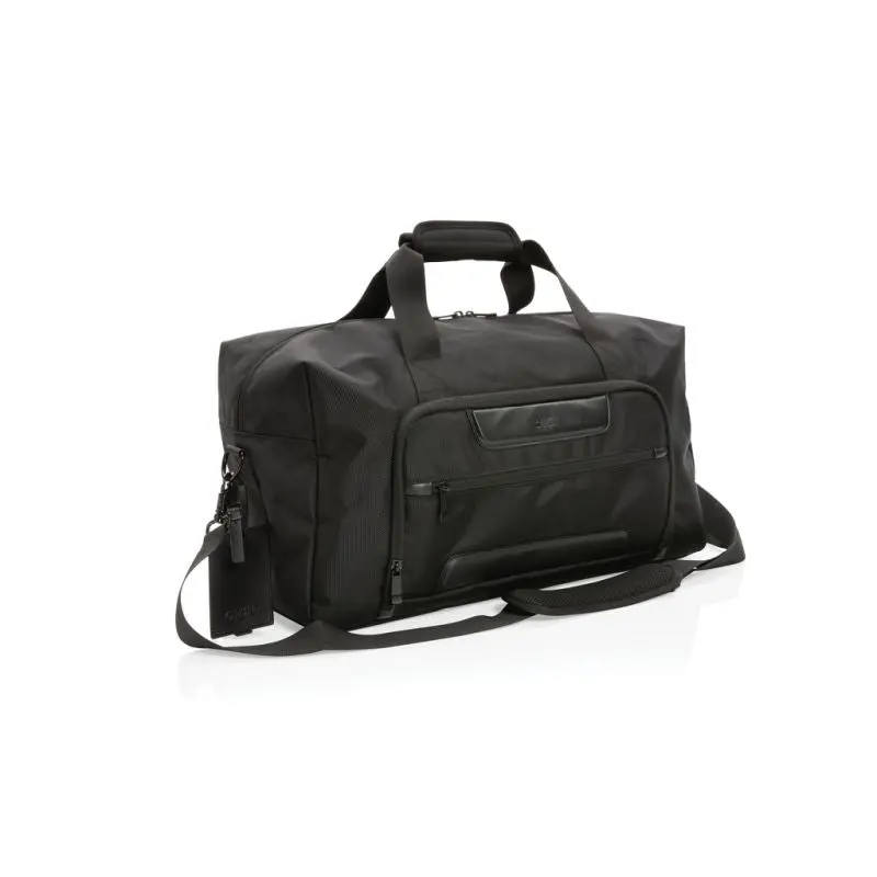 Swiss Peak AWARE™ RPET Voyager Wochenendtasche, Schwarz, Stilvoll und Nachhaltig für Kurztrips