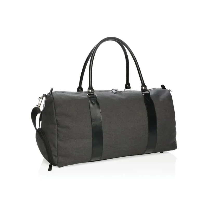 Wochenendtasche mit USB A-Ausgang schwarz – Moderne Reisetasche mit Ladefunktion