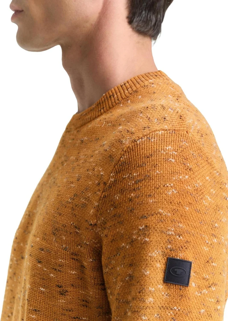 Tom Tailor Rundhalspullover Orange
