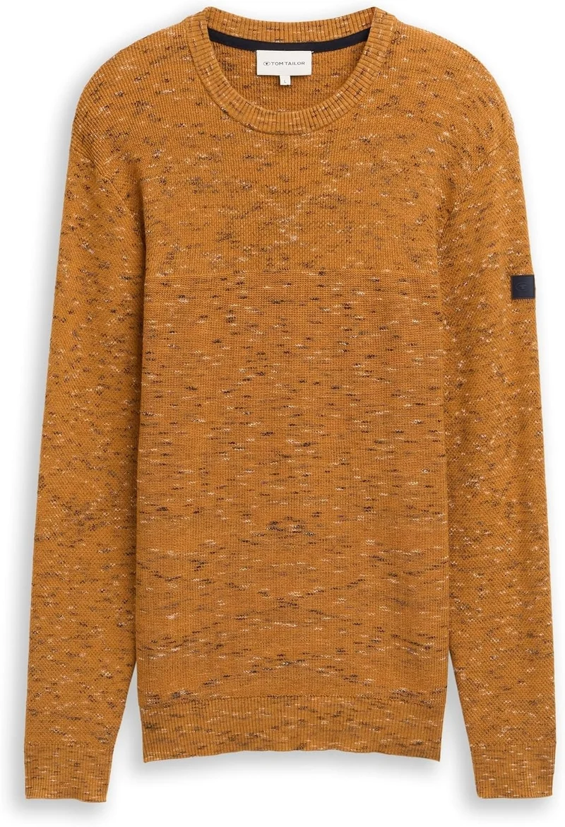 Tom Tailor Rundhalspullover Orange