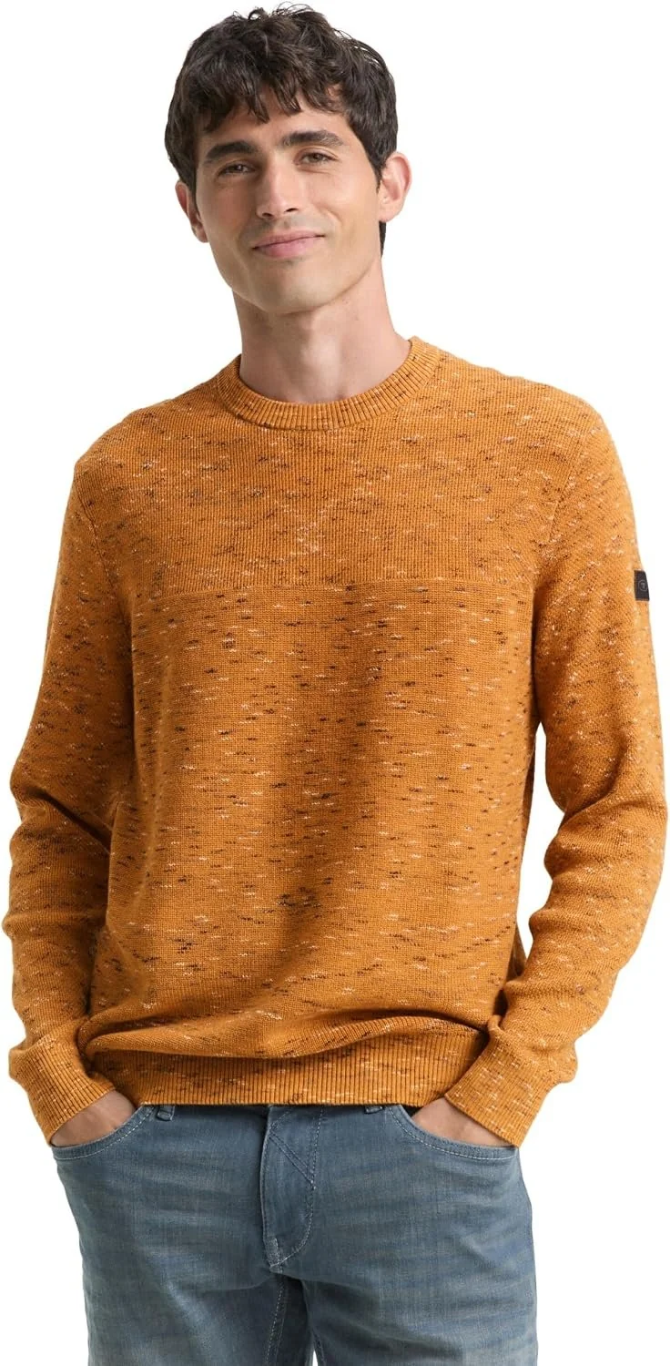 Tom Tailor Rundhalspullover Orange