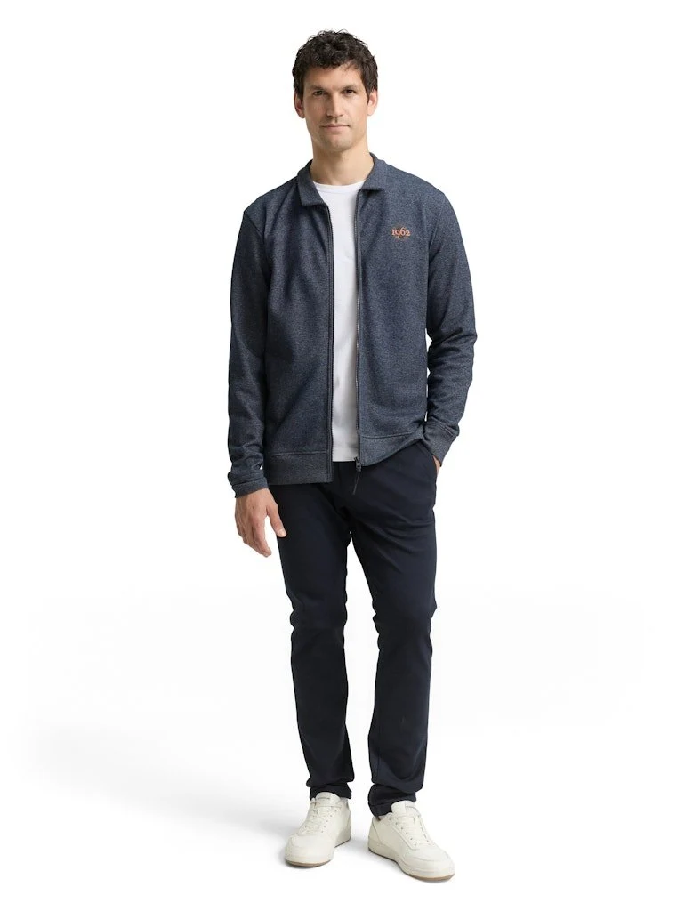 Tom Tailor Sweatjacke Dunkelblau