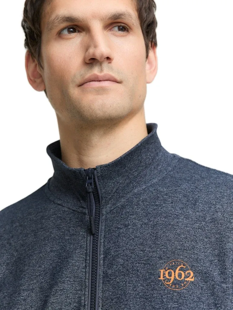 Tom Tailor Sweatjacke Dunkelblau