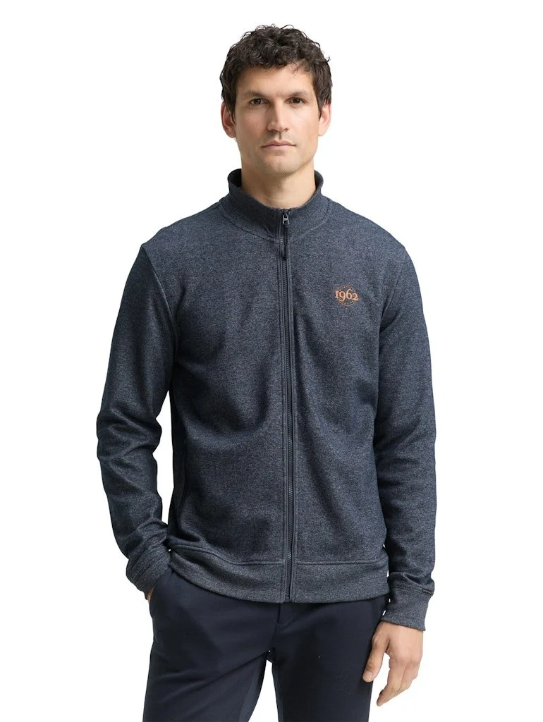 Tom Tailor Sweatjacke Dunkelblau
