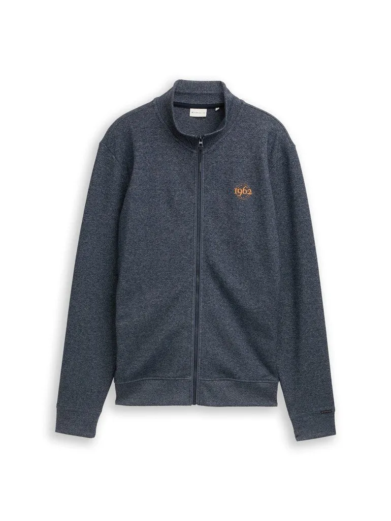 Tom Tailor Sweatjacke Dunkelblau
