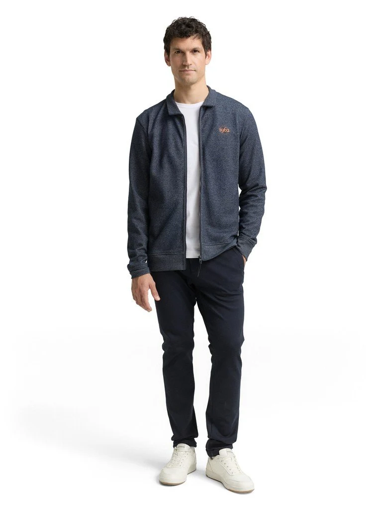 Tom Tailor Sweatjacke Dunkelblau