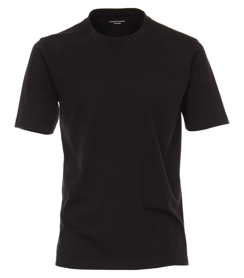 Casa Moda Rundhals T-Shirt schwarz