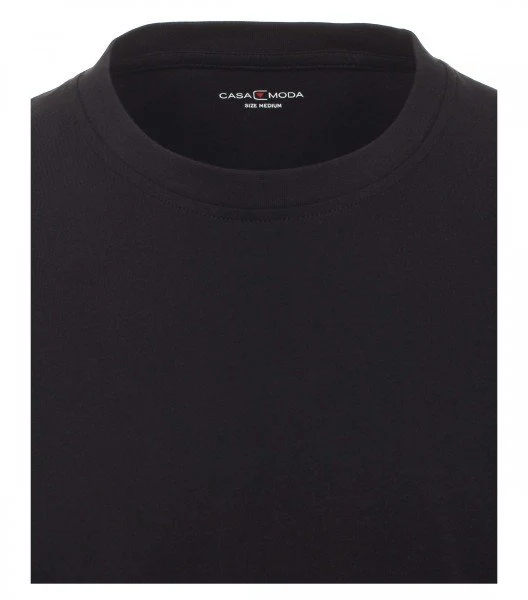 Casa Moda Rundhals T-Shirt schwarz