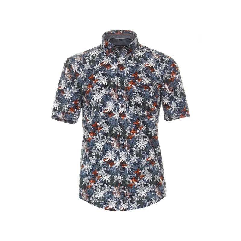 CASAMODA Freizeithemden Print Casual Fit