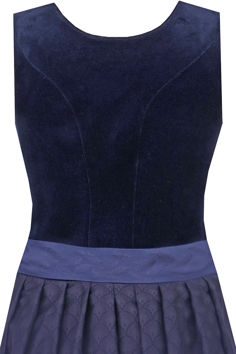 Midi-Dirndl Mönchsroth (75cm) mit Samt