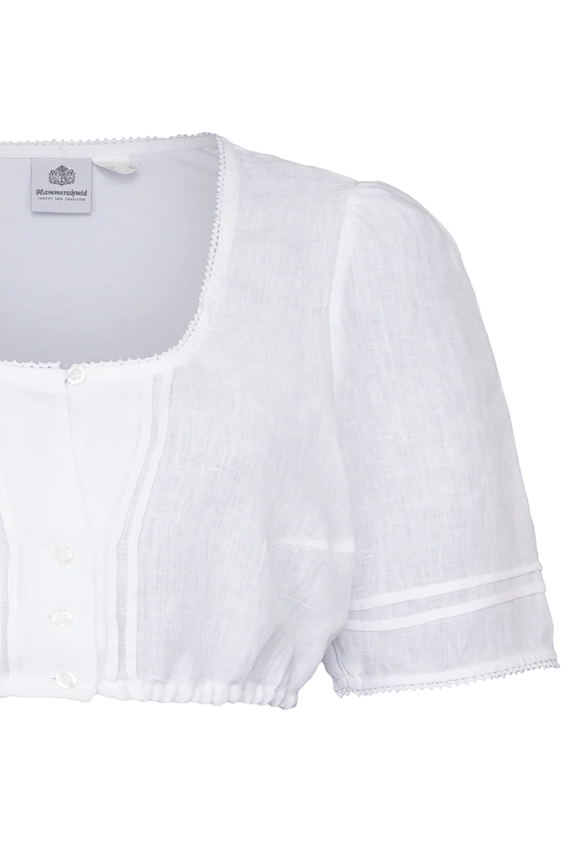 Dirndlbluse aus Leinen