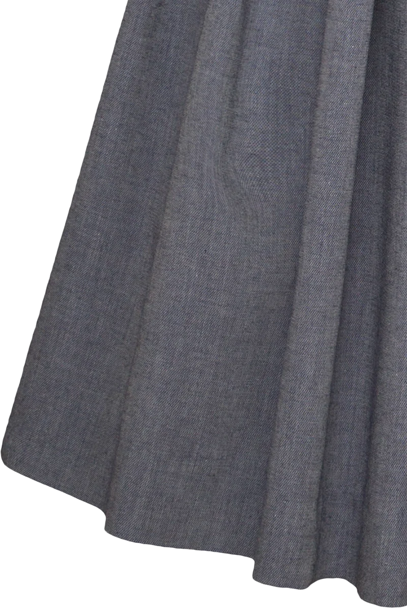 Midi-Dirndl mit eckigem Ausschnitt
