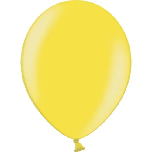 Gelber Metallic-Luftballon mit individuellem Siebdruck für lebendige Dekorationen