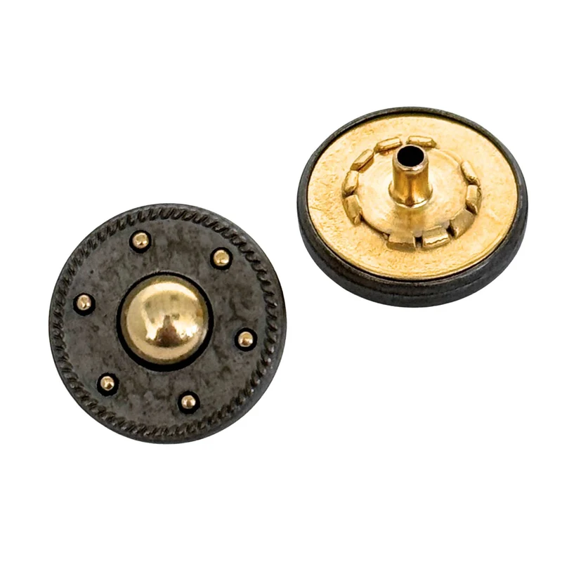 Druckknopf Gold 5 mm – Metallknopf NK-61